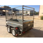 Remolque 2 ejes 2500 x 1500 x 500 mm MMA 750 kg - Imagen 4