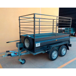 Remolque 2 ejes 2500 x 1500 x 500 mm MMA 750 kg