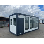 Contenedor Oficina Portátil con Ventanas Panorámicas C3301