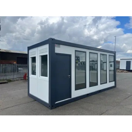 Contenedor Oficina Portátil con Ventanas Panorámicas C3301