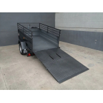 Remolque portamaquinaria industrial basculante 750 kg - Imagen 2