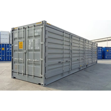 Contenedor marítimo de 40 pies HC con puertas laterales