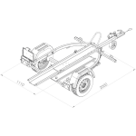Remolque MOTO 1 para motocicleta - Imagen 3