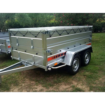 Remolque portaequipajes Boro de 2 ejes y 750 kg