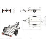 Remolque para motocicleta de 1 riel - Imagen 4