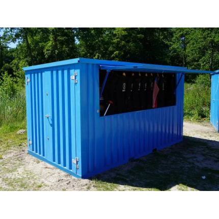 Contenedor Barra Desmontable 4×2 metros XL Azul RAL 5015