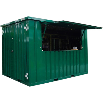 Contenedor Barra 2952 x 2290 x 2240 mm verde RAL 6016