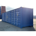 Contenedor marítimo de 40 pies HC con puertas laterales