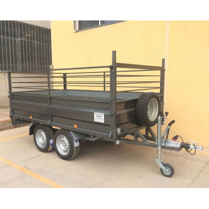 Remolque 2 ejes 3000 x 1700 x 500 mma 750 kg